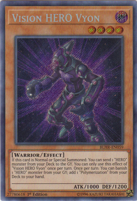 Vision Hero Vyon [BLHR-SP059] Secret Rare