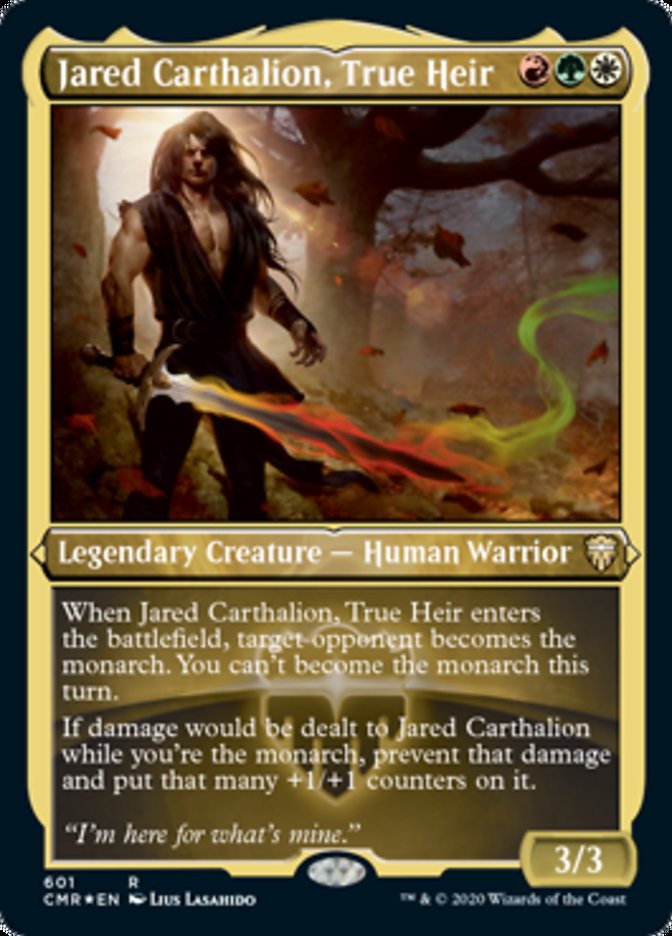 Jared Carthalion, véritable héritier (gravé) [Commander Legends]