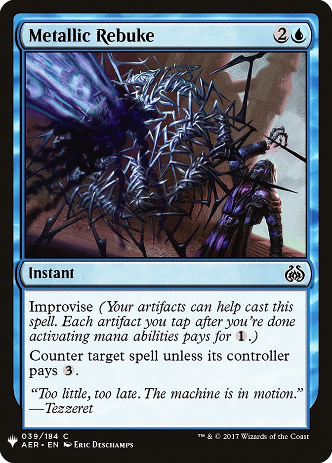 Réprimande métallique [Mystery Booster]