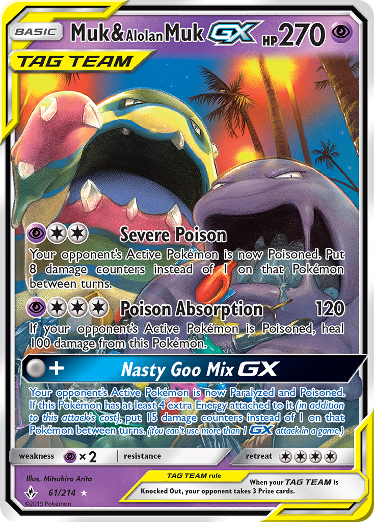 Grotadmorv & Grotadmorv d'Alola GX (61/214) [Soleil et Lune : Alliance Infaillible]