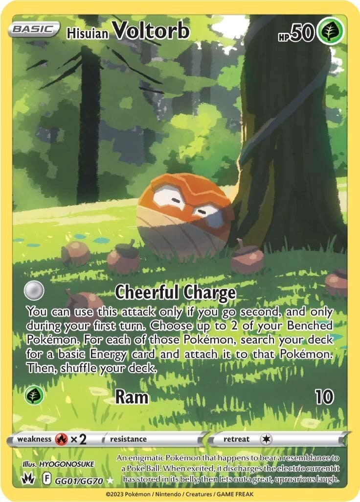 Voltorb de Hisui (GG01/GG70) [Espada y Escudo: Cenit Supremos]