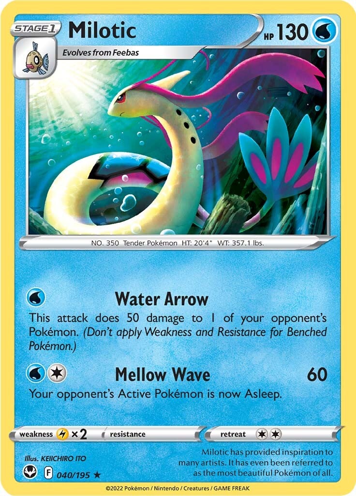 Milotic (040/195) [Espada y Escudo: Tempestad Plateada]