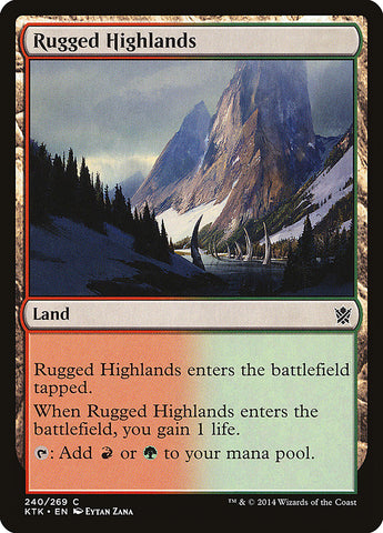 Hautes terres rocailleuses [Khans de Tarkir]