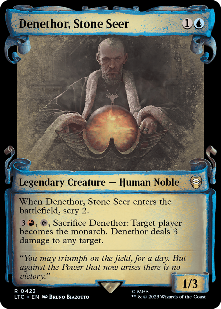 Denethor, voyant de pierre [Le Seigneur des Anneaux : Contes de la Terre du Milieu Commander Showcase Scrolls]