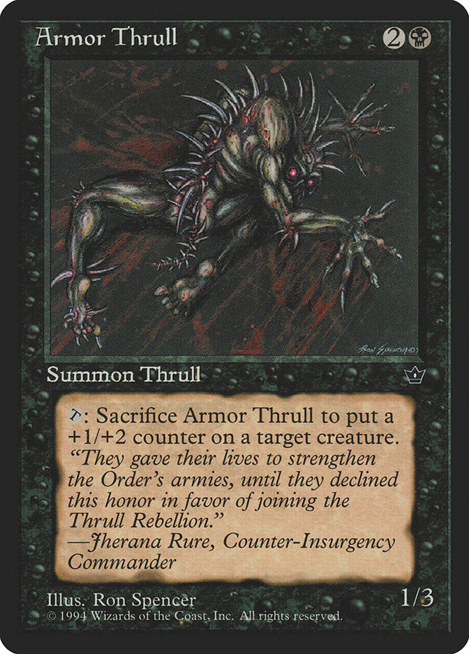 Thrull en armure (Ron Spencer) [Ères Révolues]