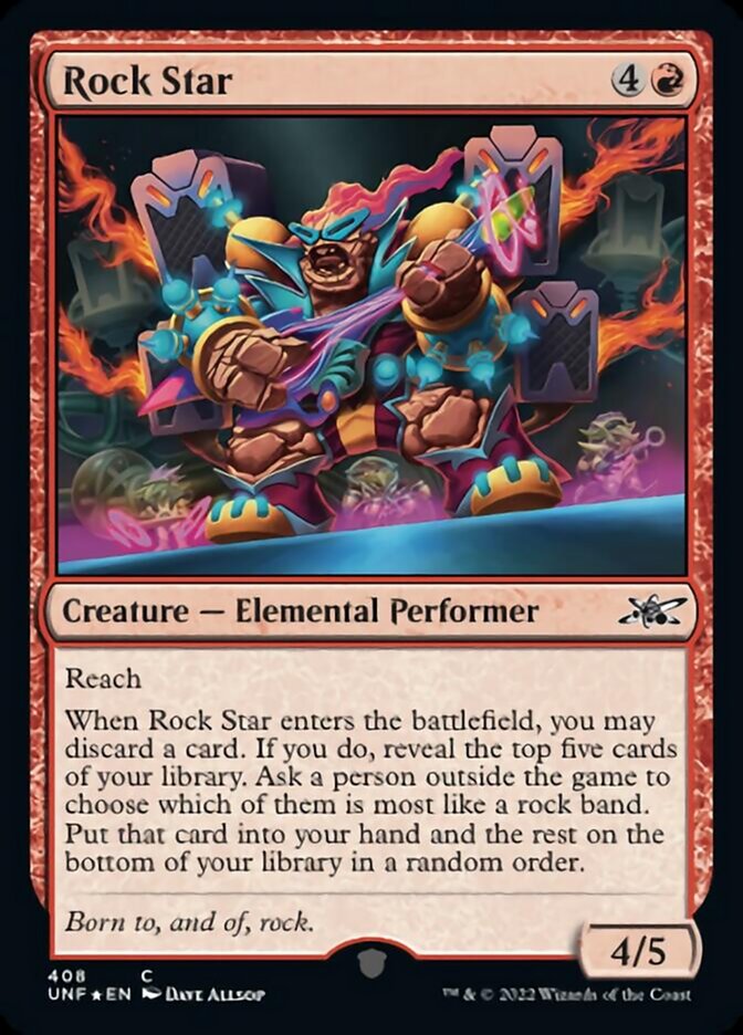 Rock star (Feuille galaxie) [Unfinity]