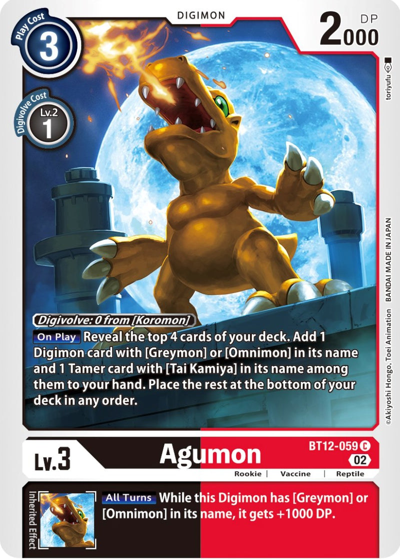 Agumon [BT12-059] [A través del tiempo]