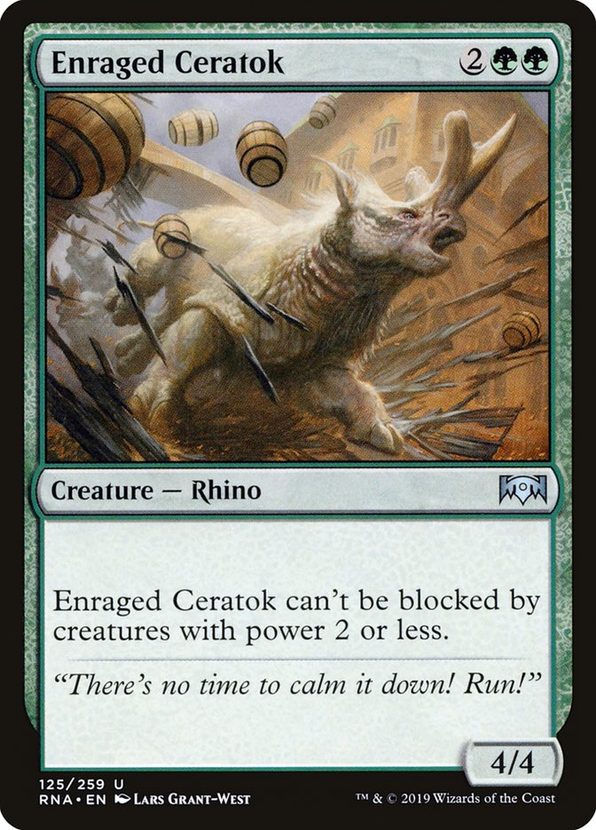 Cératok enragé [Allégeance de Ravnica]
