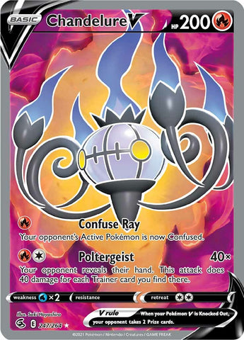 Chandelure V (247/264) [Espada y Escudo: Golpe Fusión]