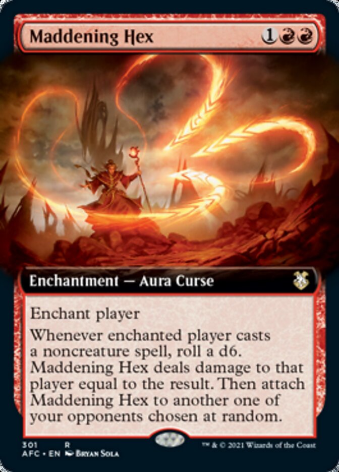 Hex infernal (Extended Art) [Dungeons & Dragons: Adventures in the Forgotten Realms Commander]