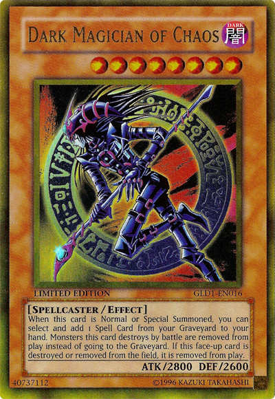 Magicien Sombre du Chaos [GLD1-FR016] Gold Rare