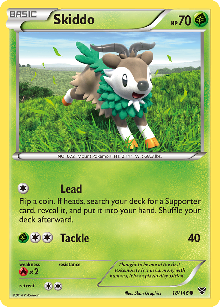 Skiddo (18/146) [XY: Set de base]