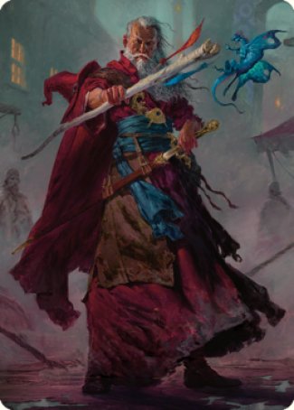 Carte artistique Elminster (64) [Commander Legends : Battle for Baldur's Gate Art Series]
