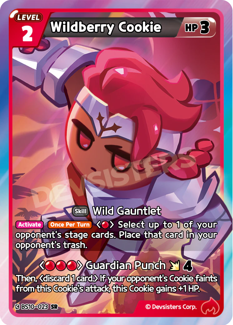Image for Wildberry Cookie (BS10-023) (BS10) - CookieRun: Braverse TCG