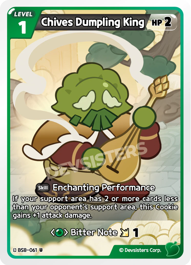 Image for Chives Dumpling King (BS8-061) (BS8) - CookieRun: Braverse TCG