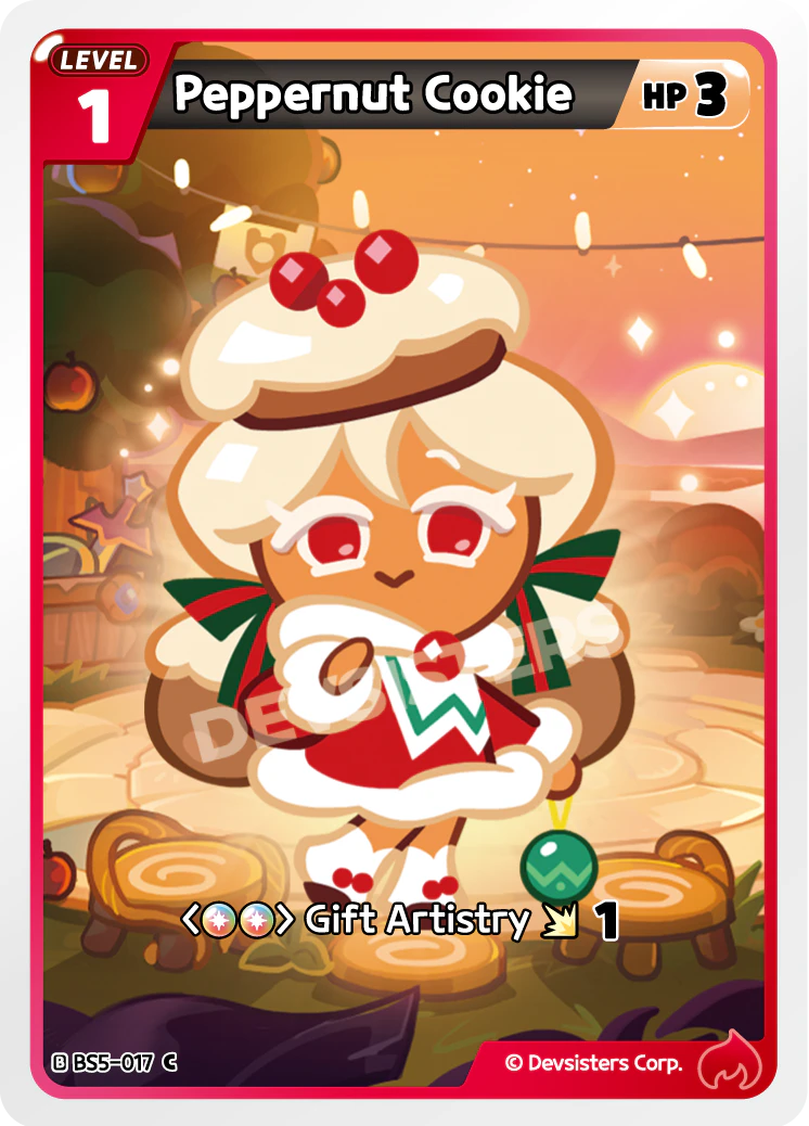 Image for Peppernut Cookie (BS5-017) (BS5) - CookieRun: Braverse TCG