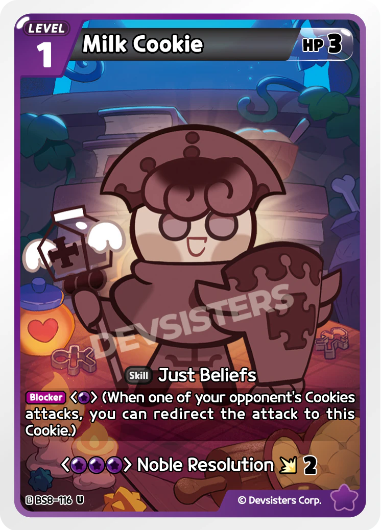 Image for Milk Cookie (BS8-116) (BS8) - CookieRun: Braverse TCG