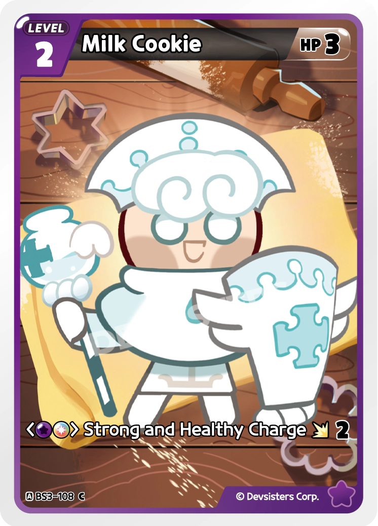 Image for Milk Cookie (BS3-108) (BS3) - CookieRun: Braverse TCG