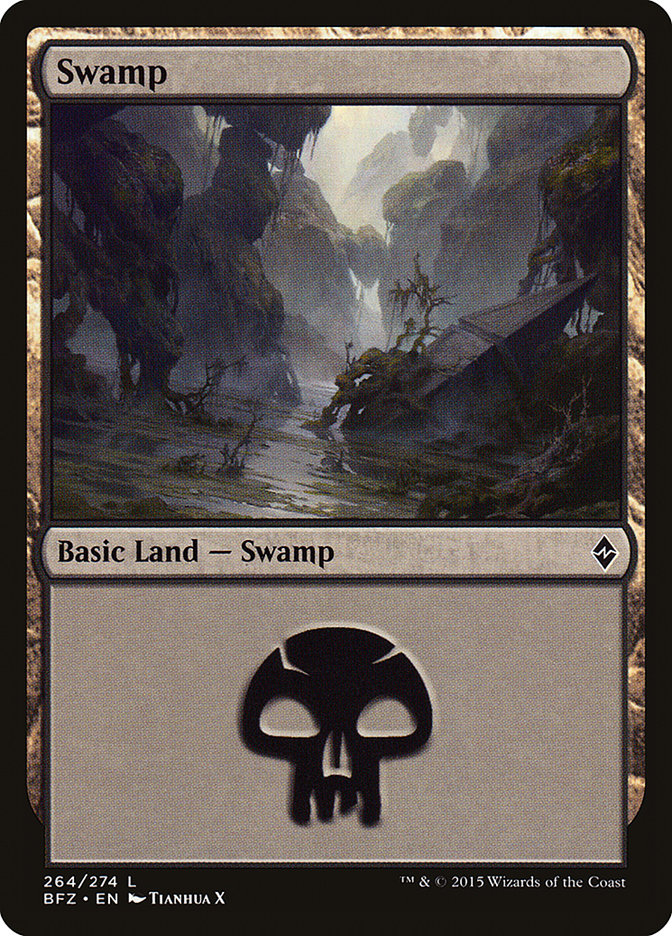 Pantano (264) [Batalla por Zendikar]