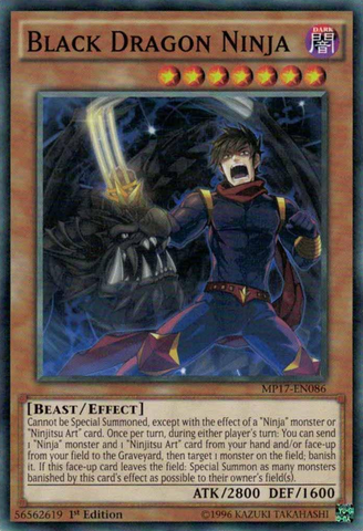 Ninja Dragón Negro [MP17-EN086] Común