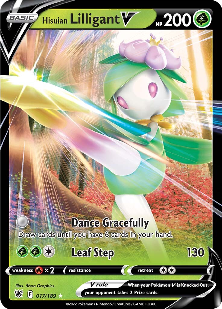 Lilligant de Hisui V (017/189) [Espada y Escudo: Resplandor Astral]