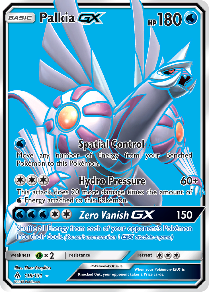 Palkia GX (119/131) [Soleil et Lune : Lumière Interdite]