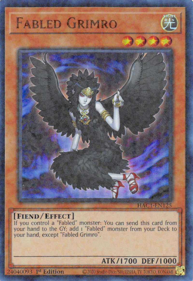 Grimro mythique (Terminal des Duels) [HAC1-FR125] Rare parallèle