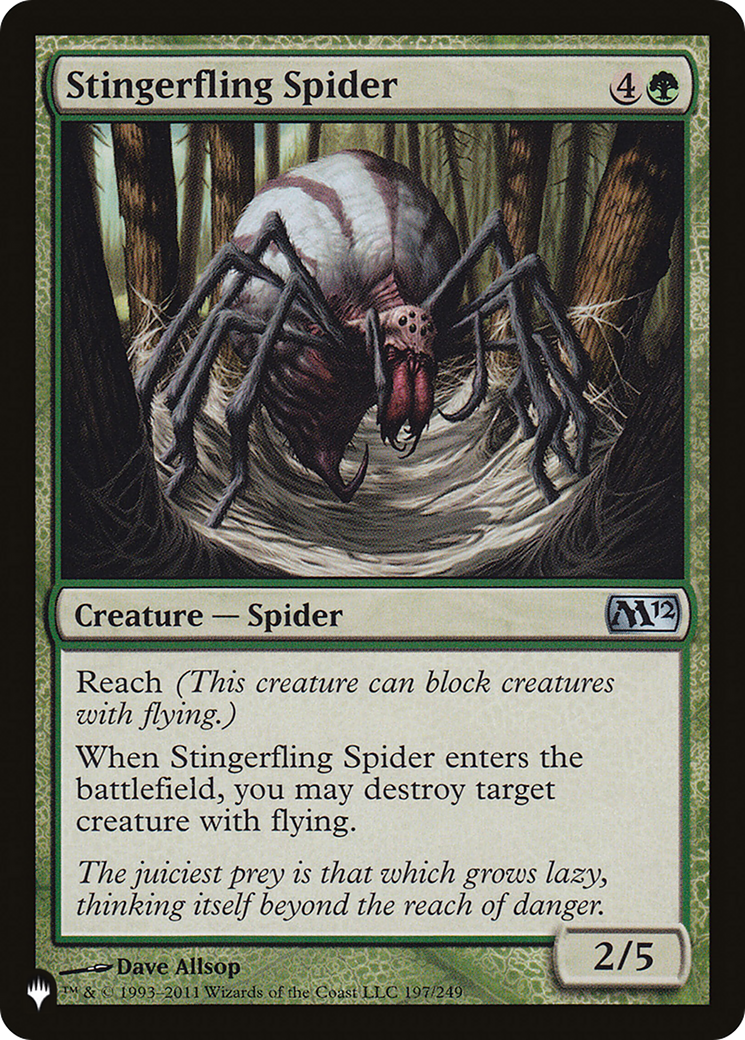 Araignée dardante [The List]