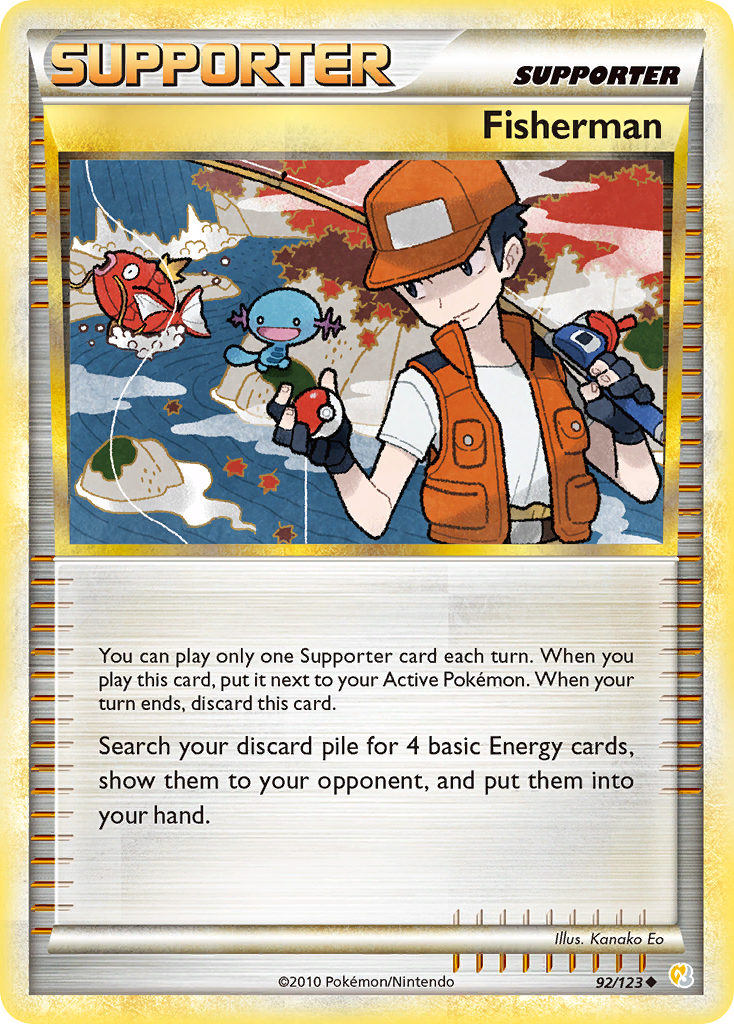 Pêcheur (92/123) [HeartGold & SoulSilver: Set de Base]