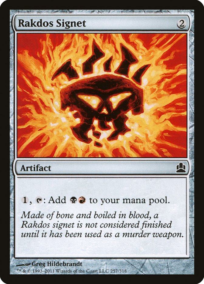 Cachet de Rakdos [Commander 2011]