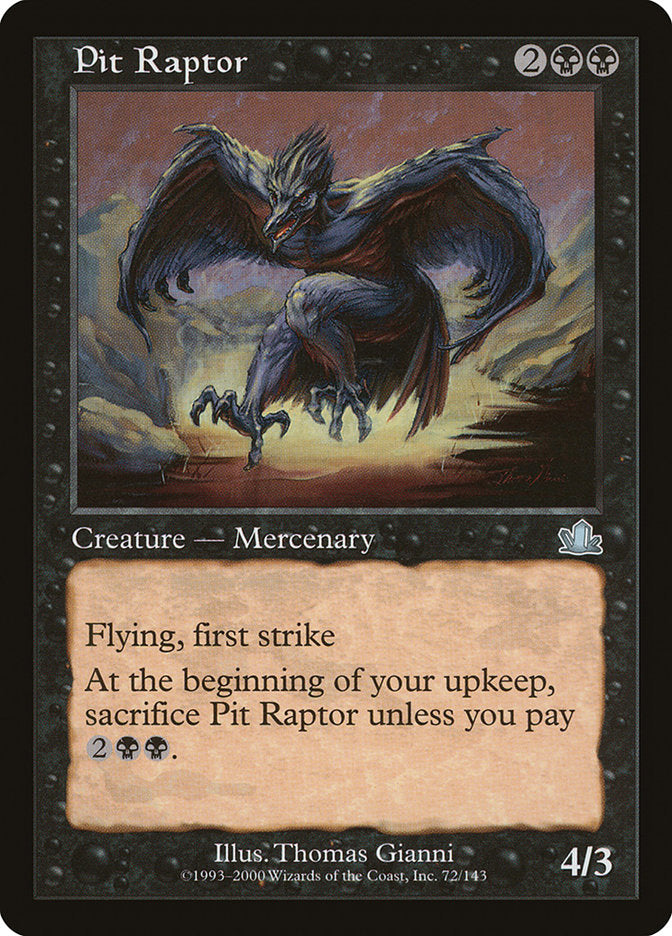 Raptor des fosses [Prophétie]