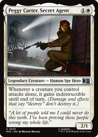 Peggy Carter, Agente Secreta [Comandante de Superhéroes de Marvel]