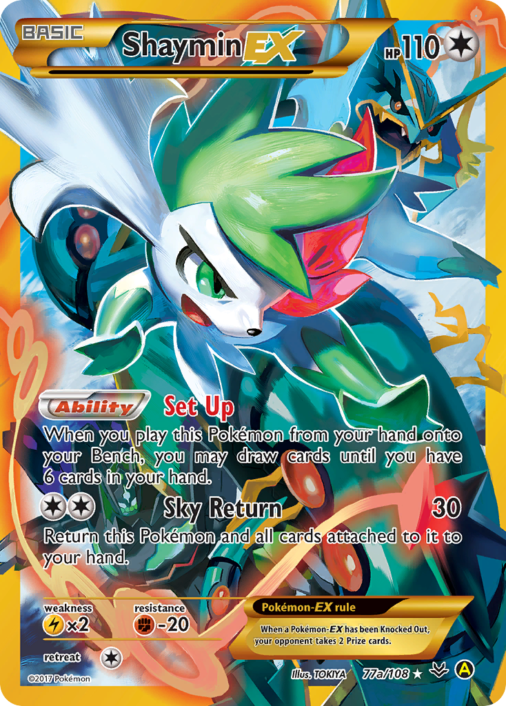 Shaymin EX (77a/108) [Cartes Promo alternatives]