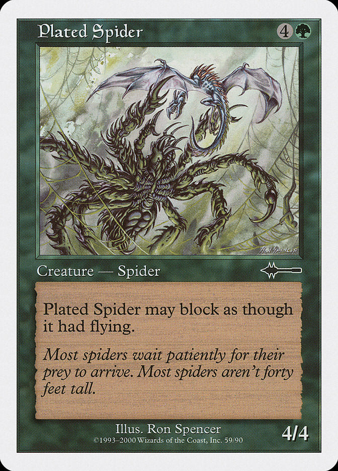 Araignée cuirassée [Répression]