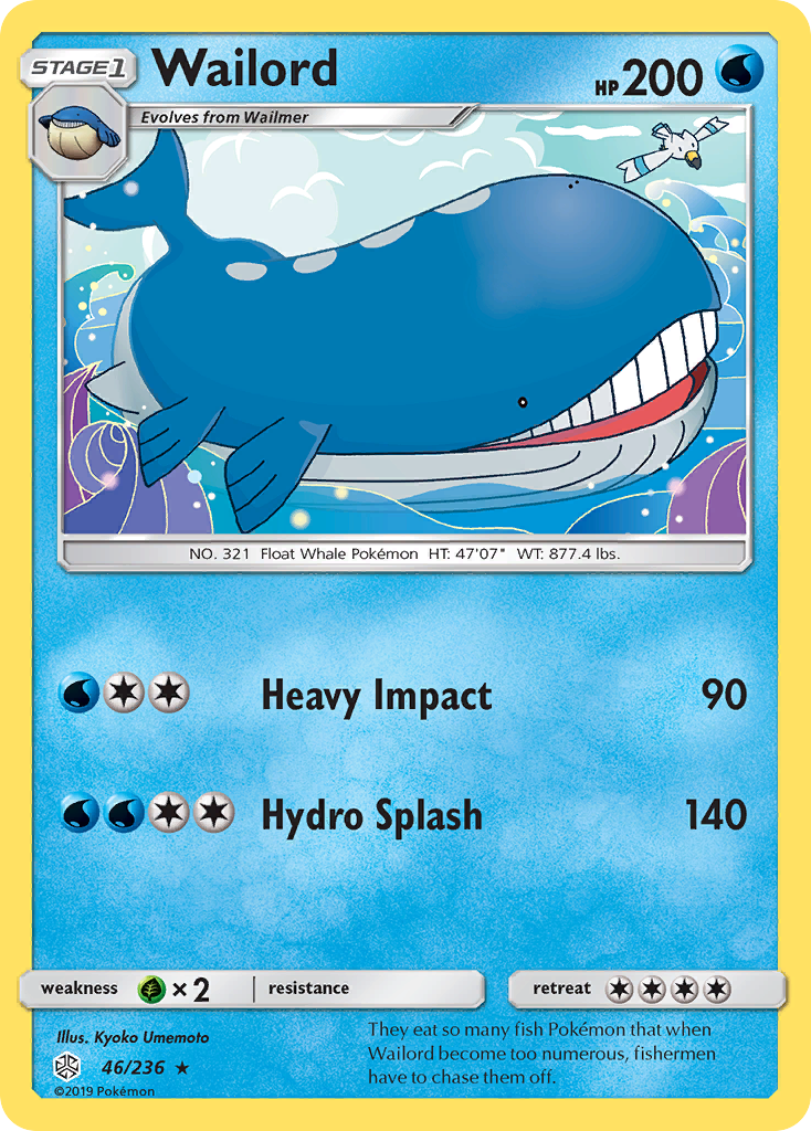 Wailord (46/236) [Soleil et Lune : Éclipse Cosmique]
