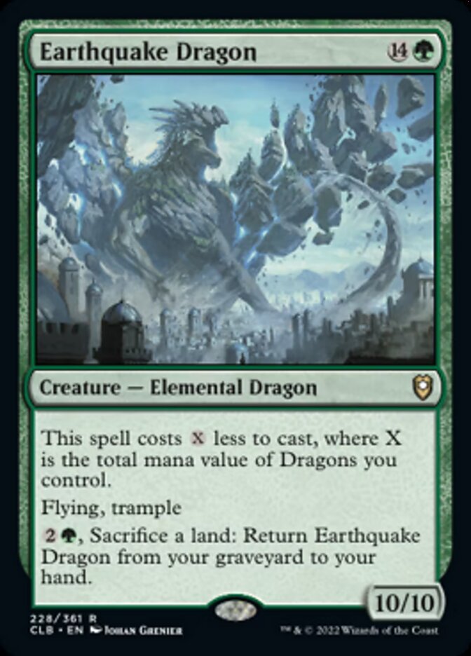 Dragon sismique [Commander Legends: Battle for Baldur's Gate]