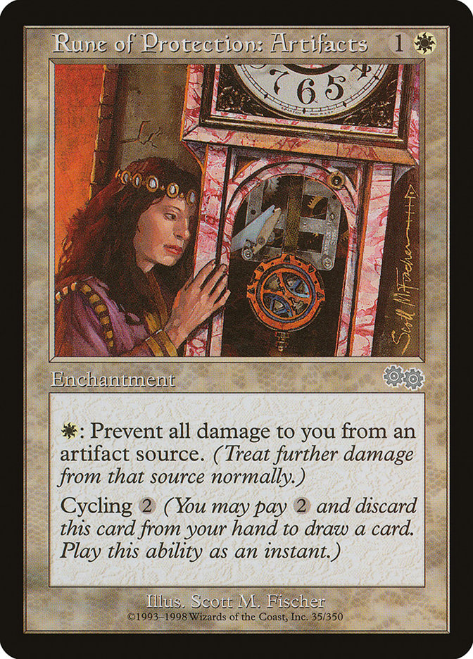 Rune de protection : Artéfacts [Saga d'Urza]