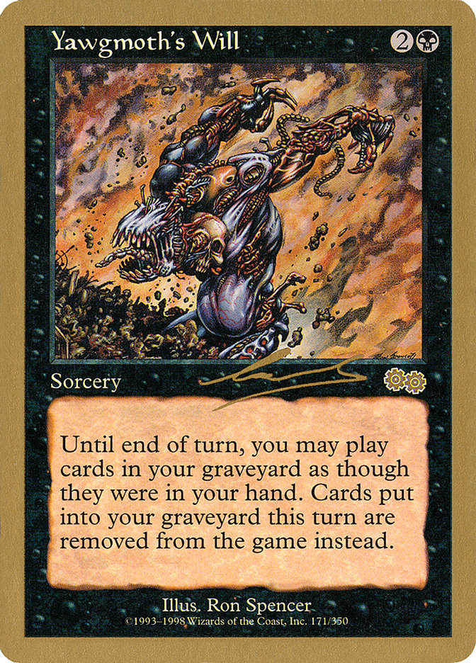 Volonté de Yawgmoth (Nicolas Labarre) [Decks des Championnats du Monde 2000]