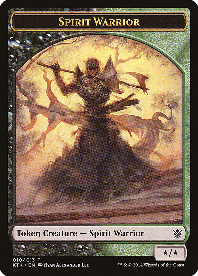 Jeton Guerrier esprit [Jetons Les Khans de Tarkir]