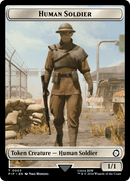Nourriture (0013) // Jeton Soldat humain recto-verso [Jetons Fallout]