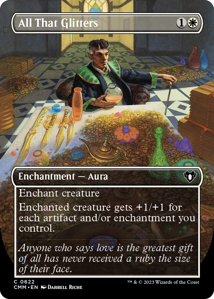 Tout ce qui brille (Illustration alternative sans bordure) [Commander Masters]