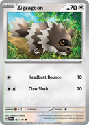 Zigzagoon (167/197) [Escarlata y Púrpura: Llamas Obsidianas]