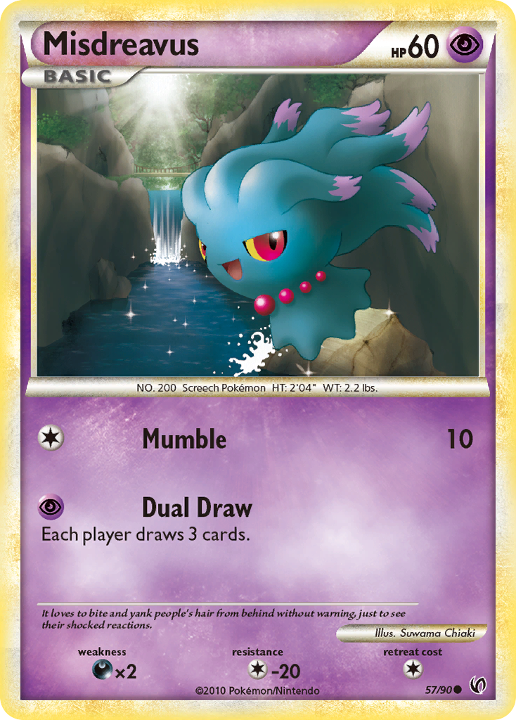 Misdreavus (57/90) [HeartGold & SoulSilver: Indomptable]