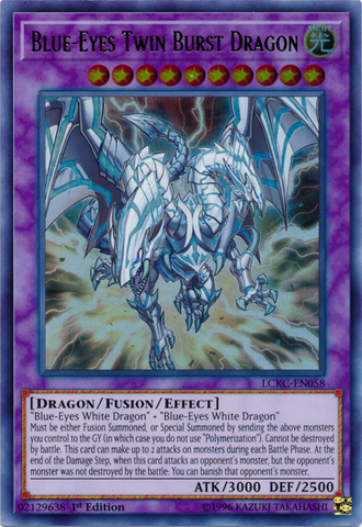 Dragon Explosion Jumelle aux Yeux Bleus [LCKC-FR058] Ultra Rare