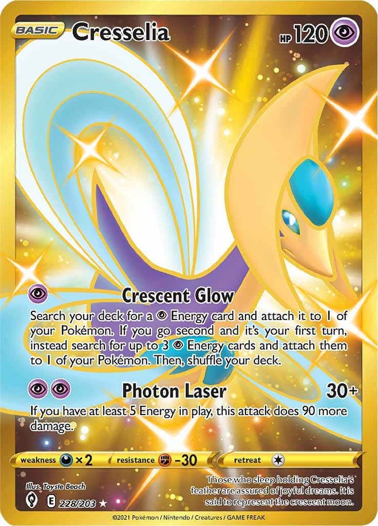 Cresselia (228/203) [Épée et Bouclier : Ciel Évolutif]