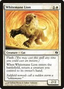 León de Melena Blanca [Duel Decks: Venser vs. Koth]