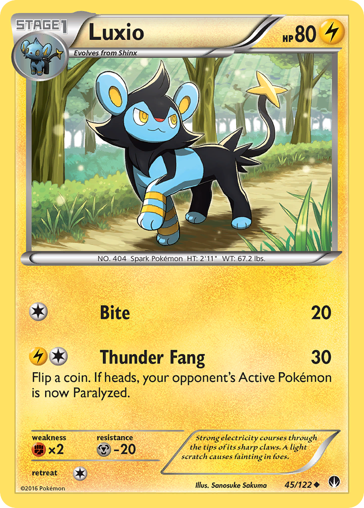 Luxio (45/122) [XY: Rupture]