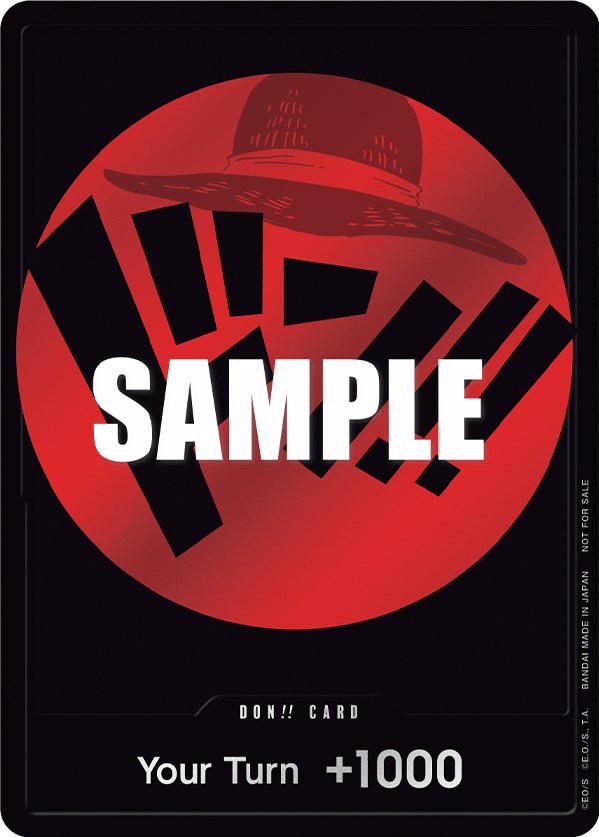 ¡¡DON!! Carta (Roja) [Cartas Promocionales de One Piece]