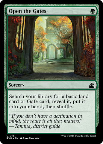 Abrid las puertas [Ravnica Remastered]