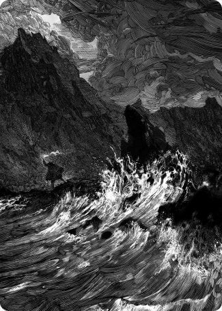 Carte artistique Île [Série artistique Innistrad : Chasse de Minuit]